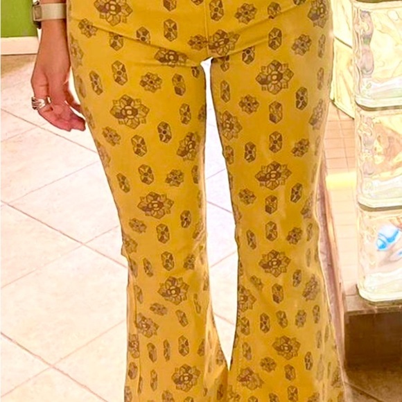 New Free People Penny Pull On Retro Flare Pants - Picture 4 of 5